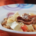 Tria e ciciari Tria aux pois chiches