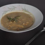 Soupe aux cicerchie et mlatagliati