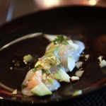 Carpaccio de coquilles St Jacques aux agrumes Carpaccio de coquilles St Jacques aux agrumes
