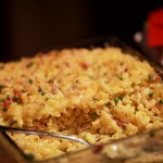 Gratin de pâtes au wasabi Gratin de pâtes au wasabi