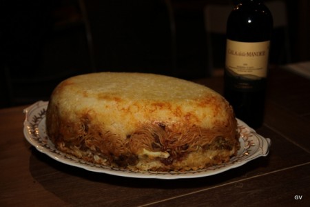 Timbale de pâtes et riz Timbale de pâtes et riz