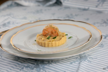 Purée de pois chiches aux crevettes comme au Gamberro Rosso Purée de pois chiches aux crevettes comme au Gamberro Rosso