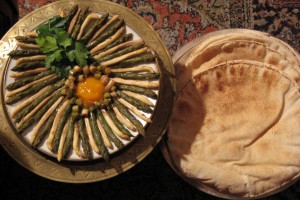 Narjisiyya : asperges aux oeufs Narjisiyya : asperges aux oeufs